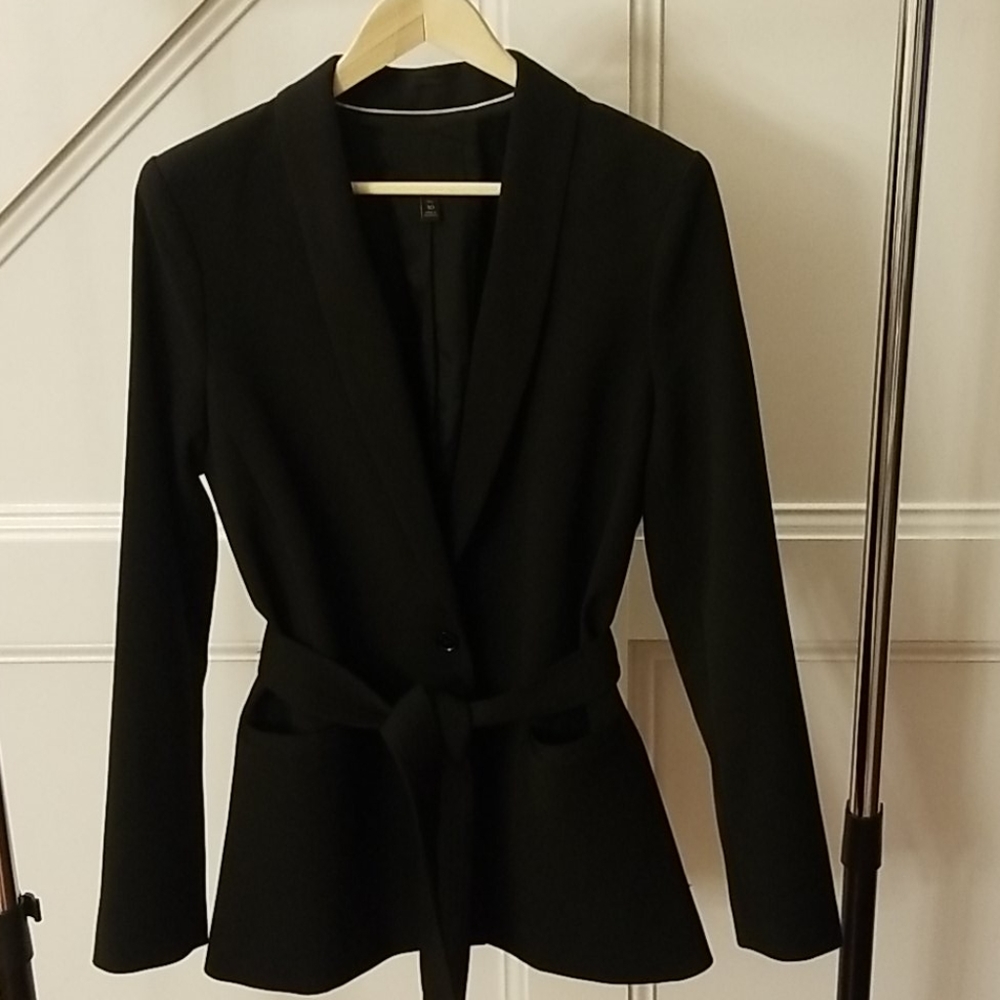 Banana republic long black blazer